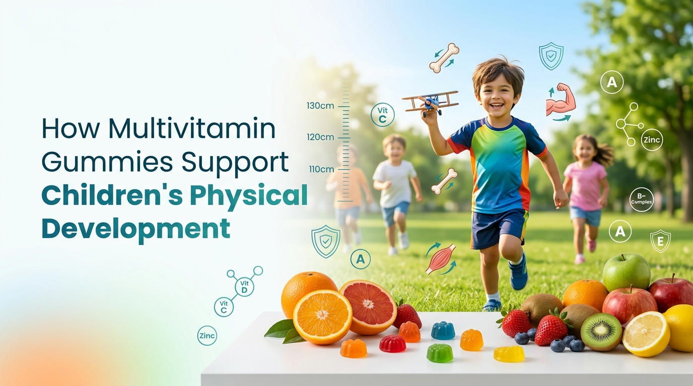 How Multivitamin Gummies Support Children's Physical Development